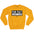 Yellow/Gold Fun Fact I Don't Care Sweatshirt - motivational streetwear apparel by Lamir Collection