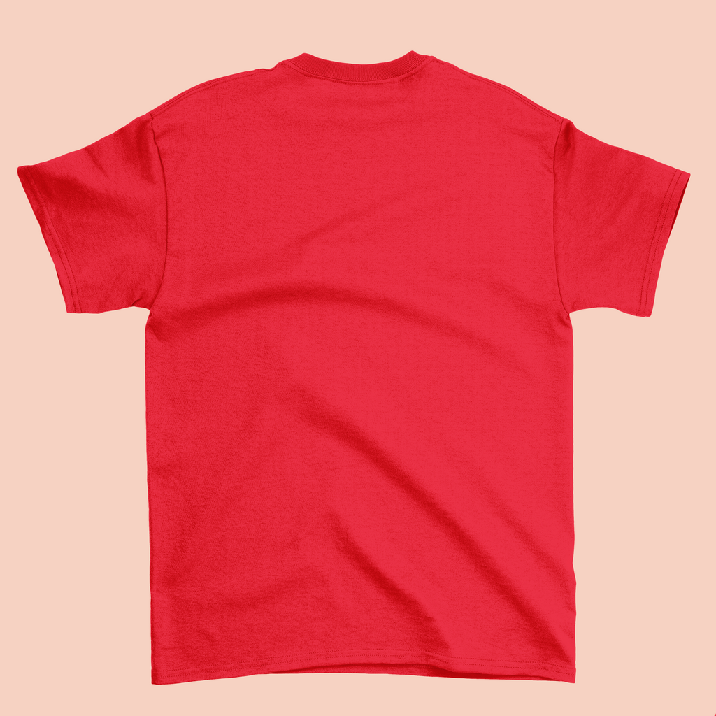 Red Premium Basic Short Sleeve Tee - motivational streetwear apparel by Lamir Collection