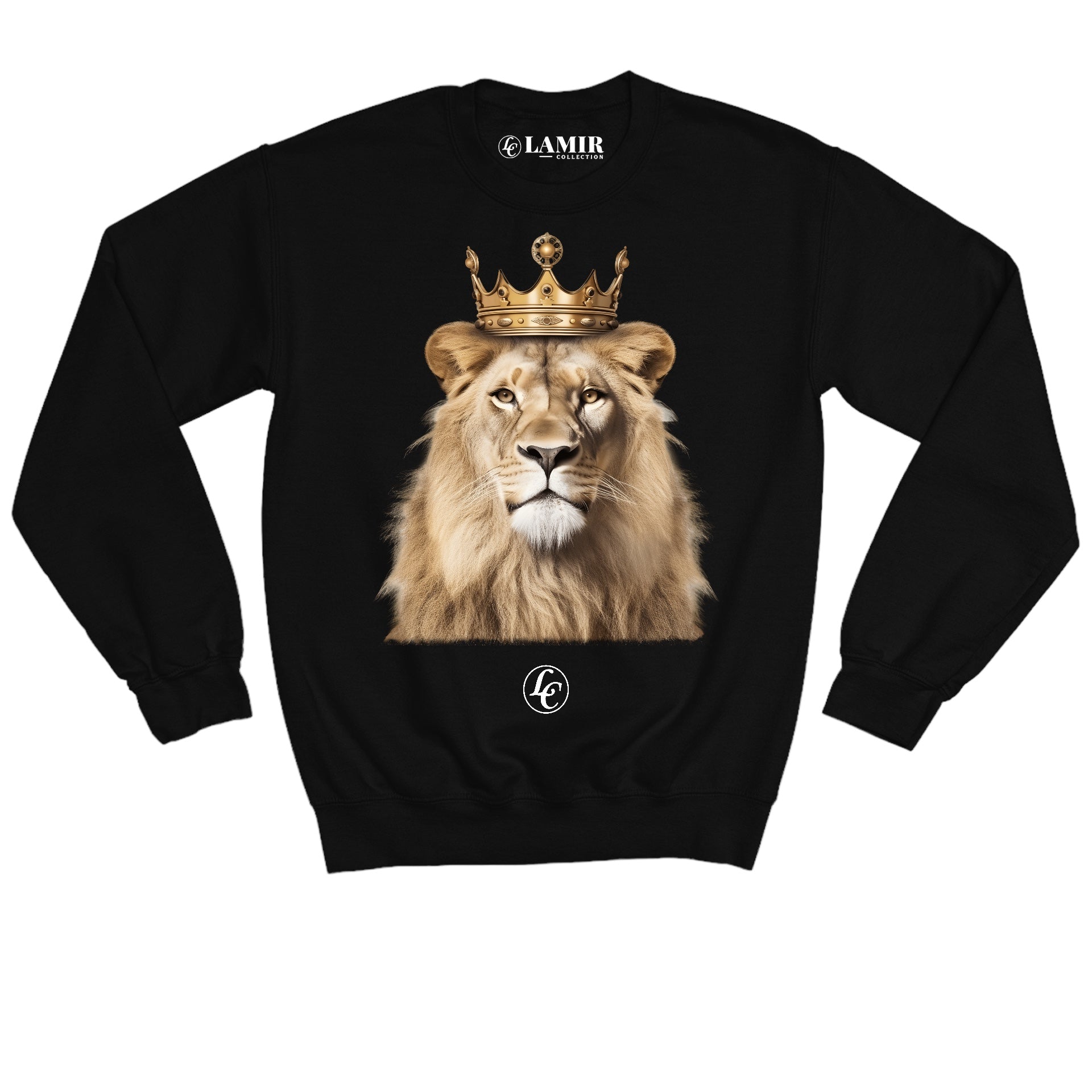 Black Superior Sweatshirt - motivational streetwear apparel by Lamir Collection