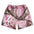 Pink camouflage shorts with 'Lamir Collection' LC logo on a white background