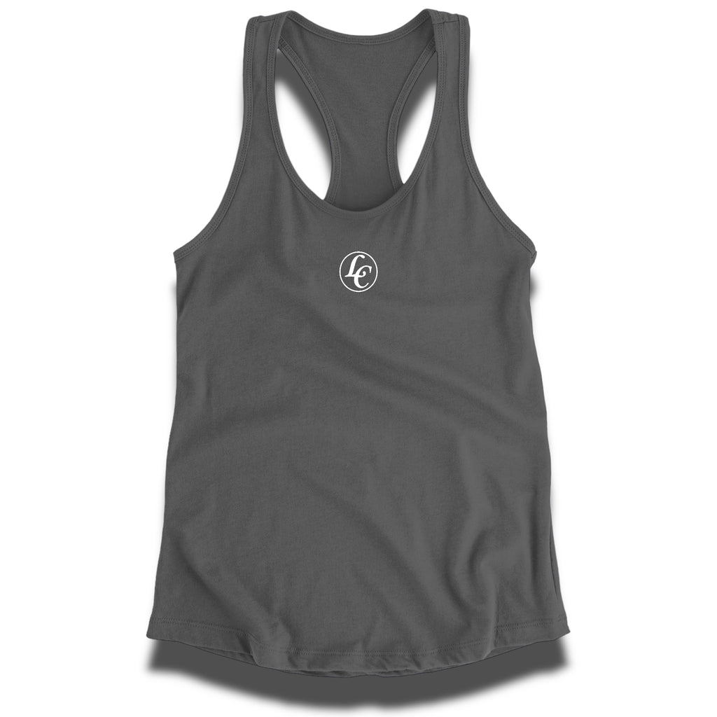 Gray LC Women's Racerback - motivational streetwear apparel by Lamir Collection