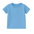 Plain blue toddler t-shirt on a white background