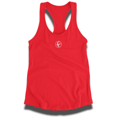 Red LC Women's Racerback - motivational streetwear apparel by Lamir Collection