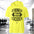 Safety-yellow Stronger Than Your Excuses Hooded Performance Tee - motivational streetwear apparel by Lamir Collection