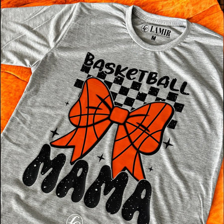 Gray Basketball Mama - motivational streetwear apparel by Lamir Collection