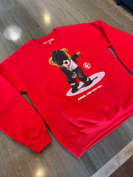 Red Annie, Are You OK Sweatshirt - motivational streetwear apparel by Lamir Collection