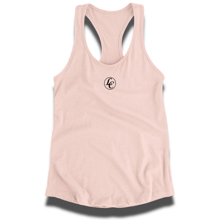 Desert pink LC Women's Racerback - motivational streetwear apparel by Lamir Collection