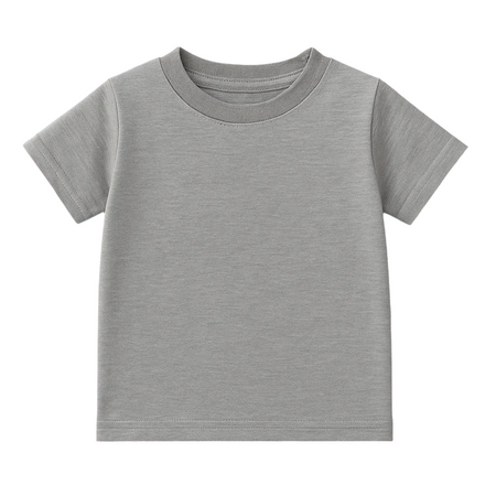 Gray toddler t-shirt on a white background