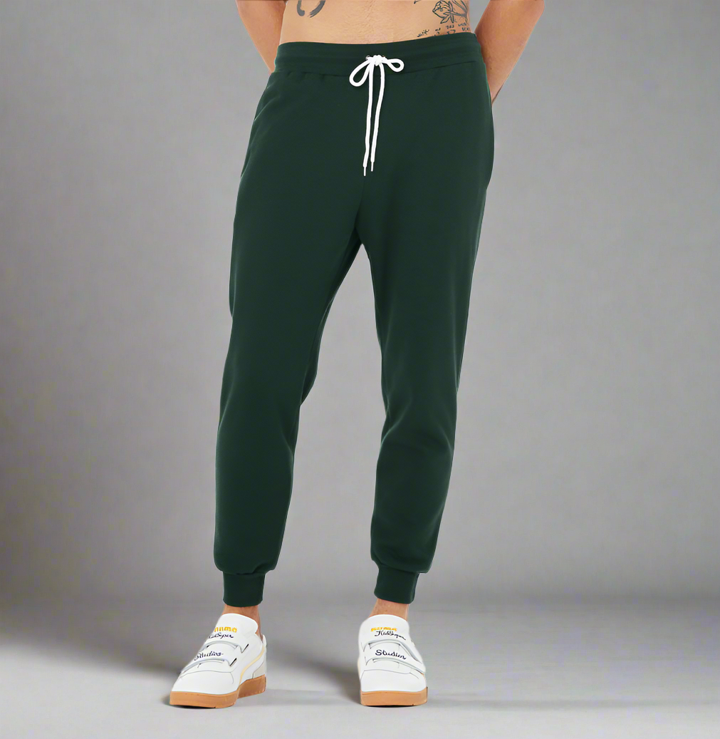 Green Premium Basic Unisex Joggers (matches Premium Basic Jacket & Hoodie) - motivational streetwear apparel by Lamir Collection