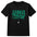 Black t-shirt with green 'Authentic Edition' text on a white background