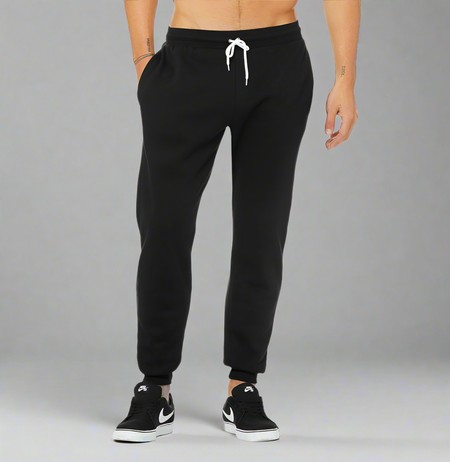 Black Premium Basic Unisex Joggers (matches Premium Basic Jacket & Hoodie) - motivational streetwear apparel by Lamir Collection