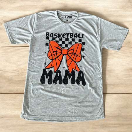 Gray Basketball Mama - motivational streetwear apparel by Lamir Collection