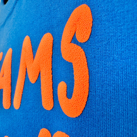Blue Dreams Don't Work Unless You Do Sweatshirt - motivational streetwear apparel by Lamir Collection