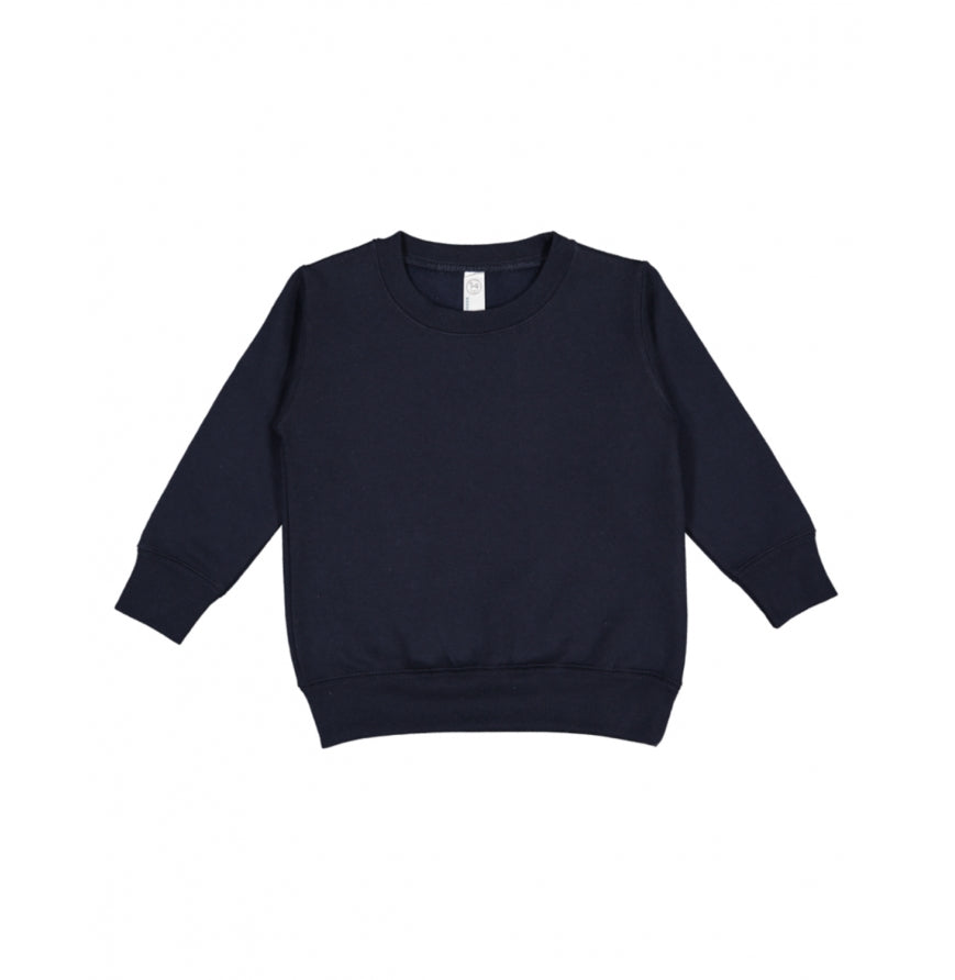 Navy Toddler Premium Basic Sweatshirt - motivational streetwear apparel by Lamir Collection