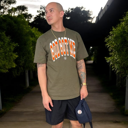 Hemp God Got Me Short Sleeve Tee - motivational streetwear apparel by Lamir Collection