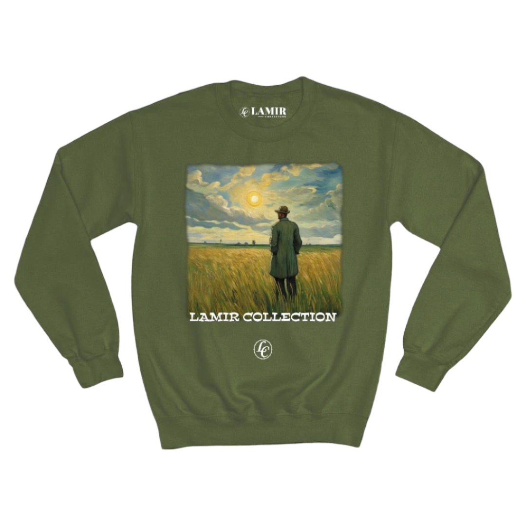 Sage I Am Art Sweatshirt - motivational streetwear apparel by Lamir Collection