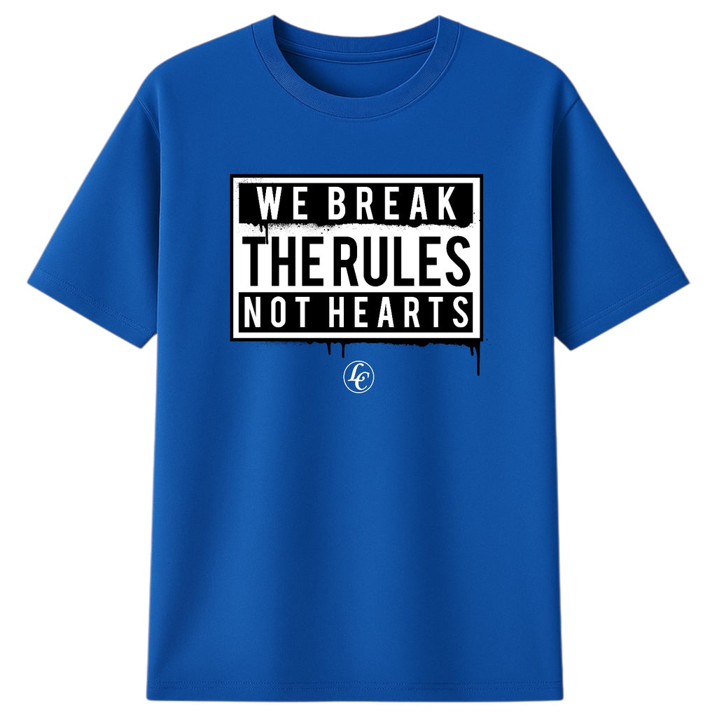 Break Rules Not Hearts Short Sleeve Tee