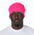 Neon-pink Neon Cuffed Basic Beanie - motivational streetwear apparel by Lamir Collection