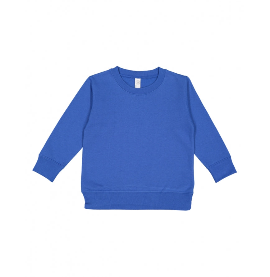 Royal Blue Toddler Premium Basic Sweatshirt - motivational streetwear apparel by Lamir Collection