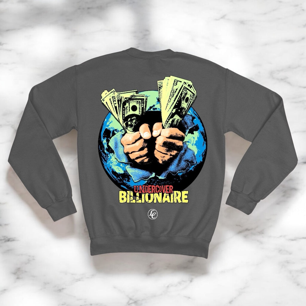 Granite Undercover Billionaire Sweatshirt - motivational streetwear apparel by Lamir Collection