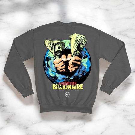 Granite Undercover Billionaire Sweatshirt - motivational streetwear apparel by Lamir Collection