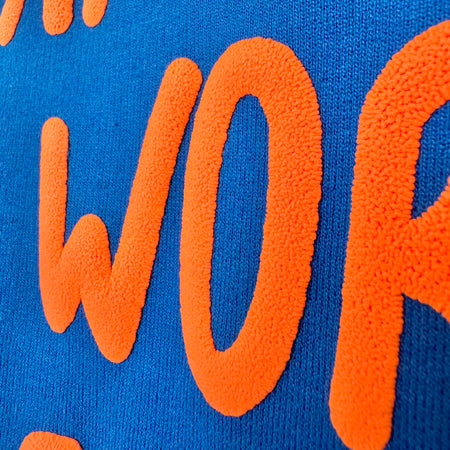 Blue Dreams Don't Work Unless You Do Sweatshirt - motivational streetwear apparel by Lamir Collection