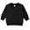 Black baby sweatshirt on a white background