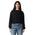 Black Cozy Women's Basic Fleece Sweatshirt - motivational streetwear apparel by Lamir Collection