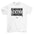 White Break Rules Not Hearts Short Sleeve Tee - motivational streetwear apparel by Lamir Collection