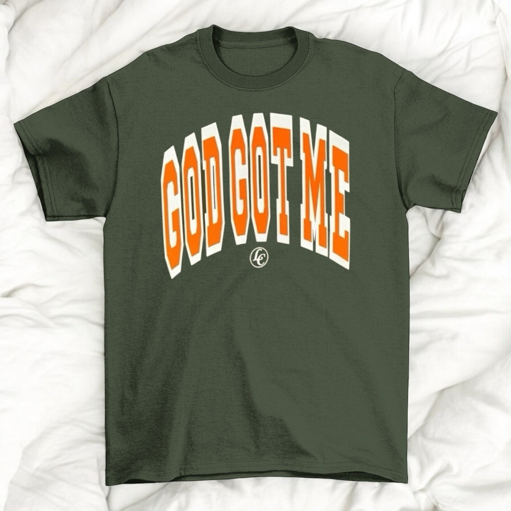 Hemp God Got Me Short Sleeve Tee - motivational streetwear apparel by Lamir Collection