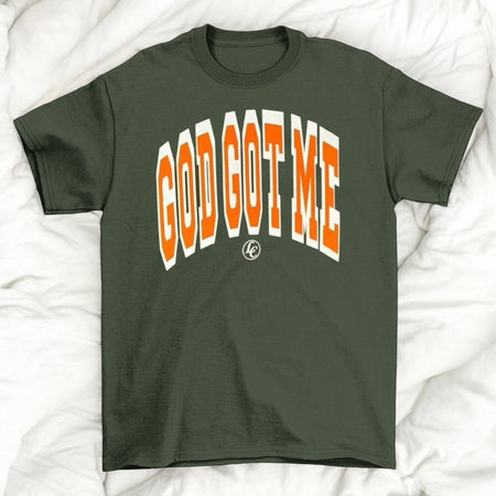 Hemp God Got Me Short Sleeve Tee - motivational streetwear apparel by Lamir Collection