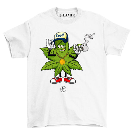 White Cool Breezin' Short Sleeve Tee - motivational streetwear apparel by Lamir Collection