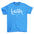 Blue Faith Short Sleeve Tee - motivational streetwear apparel by Lamir Collection