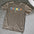 Heather-brown Back Up Short Sleeve Tee - motivational streetwear apparel by La Mir Collection