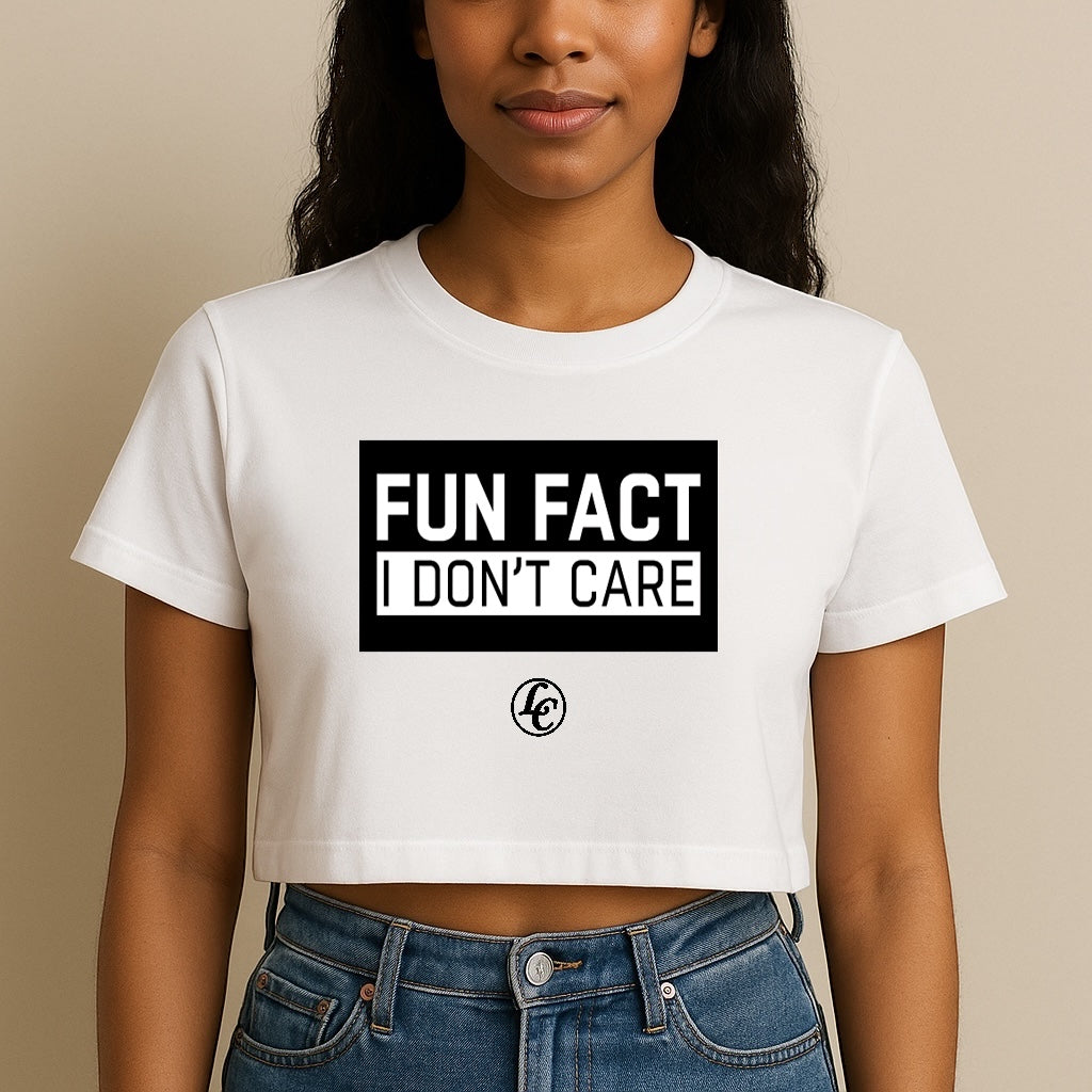 Fun Fact Women's Crop Top