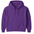 Purple hoodie on a white background