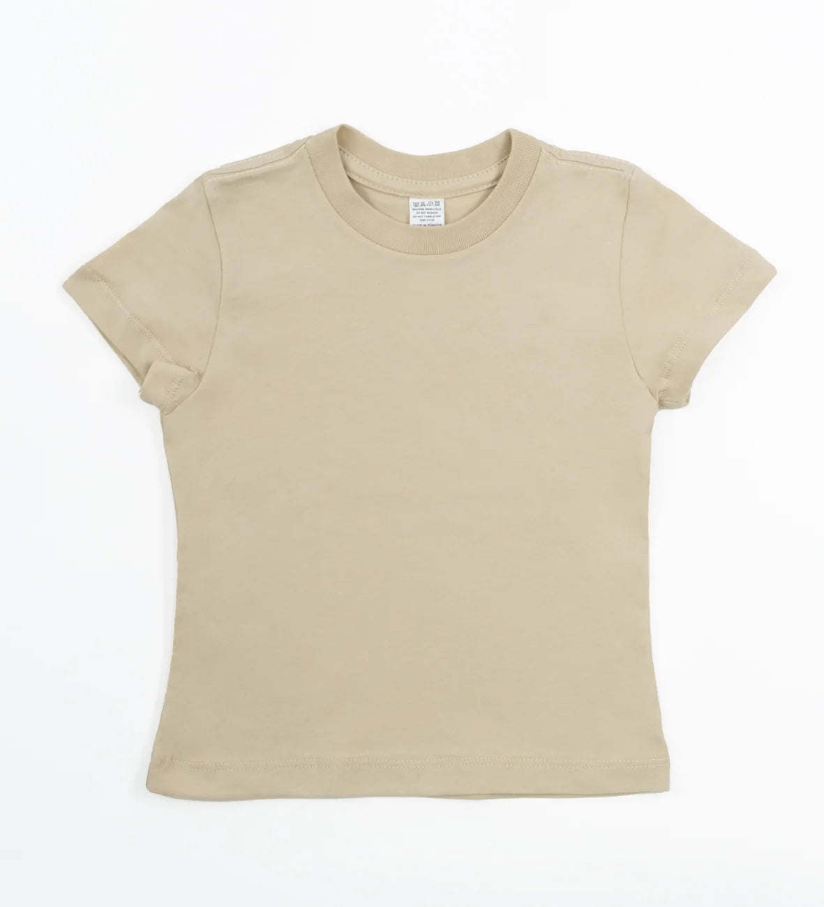 Beige Ultra Soft Comfort Toddler Basic Tee - motivational streetwear apparel by Lamir Collection