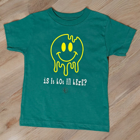Seafoam Is It Hot In Here Toodler Tee - motivational streetwear apparel by Lamir Collection