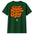 Green t-shirt with 'Take It Easy' in orange on the back, on a white background