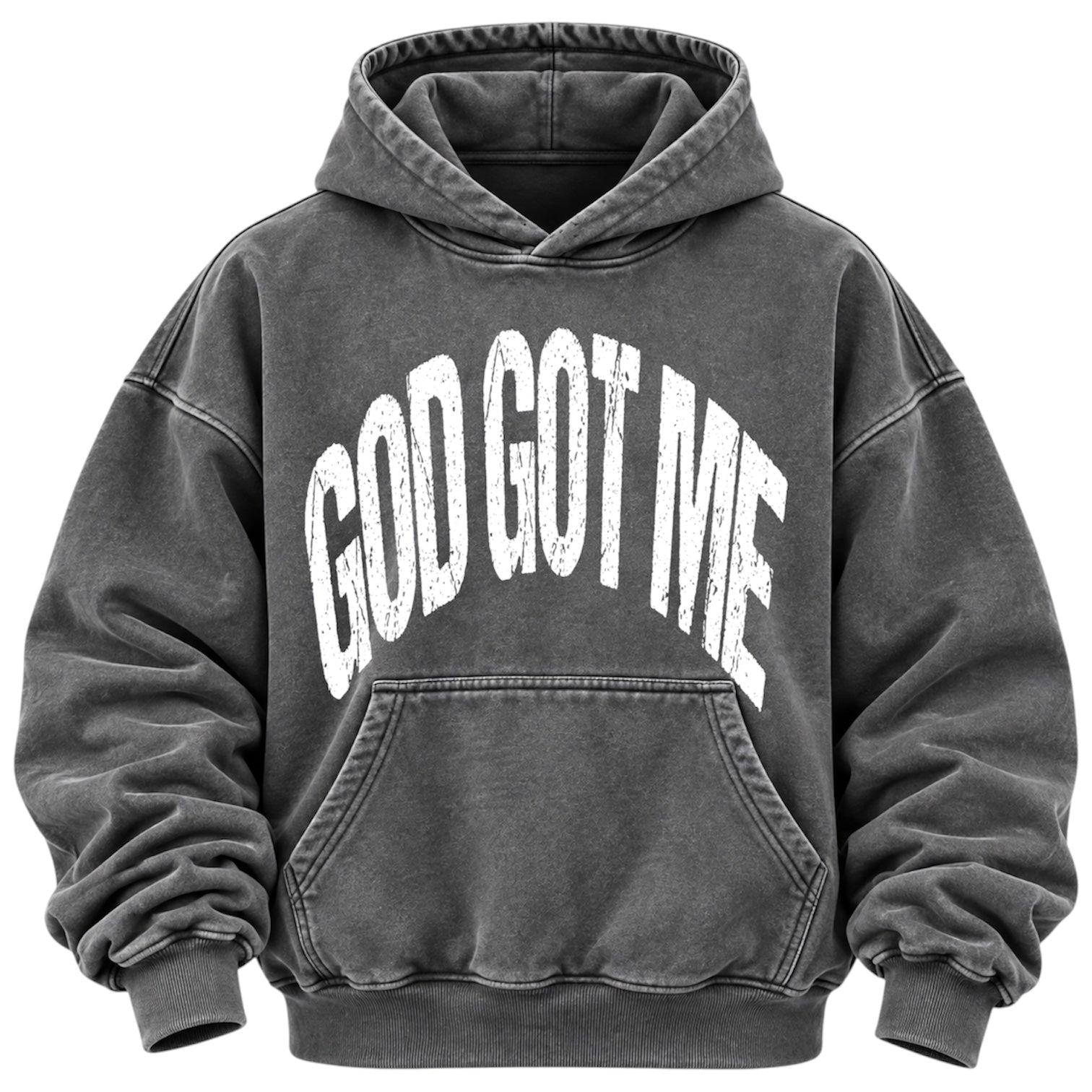 God Got Me Oversized Vintage Hoodie