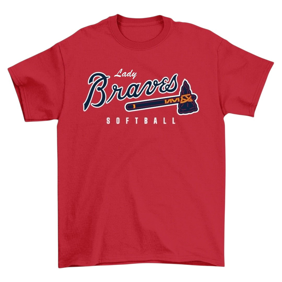 Lady Braves Softball Tee