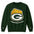 Green sweatshirt with cheesehead graphic and 'Cheesehead Nation' text on a white background