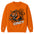 Orange sweatshirt with a tiger graphic and 'Cincy' text on a white background