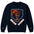 Navy blue sweatshirt with bear graphic and 'Bear Down' text on a white background